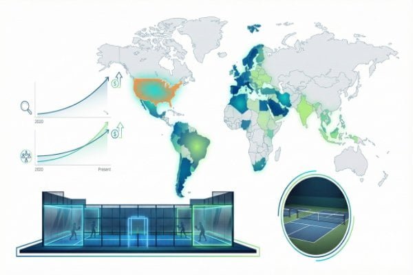 Map of global Padel popularity
