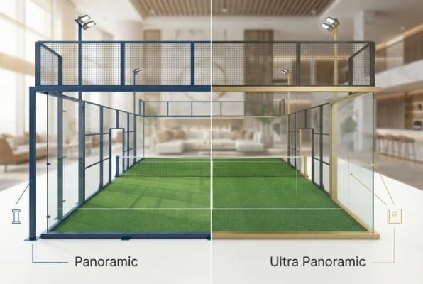 Panoramic vs Ultra Panoramic Padel Court: What Is the Difference and Which One Should You Choose?