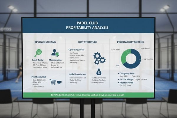 padel club profitability analysis