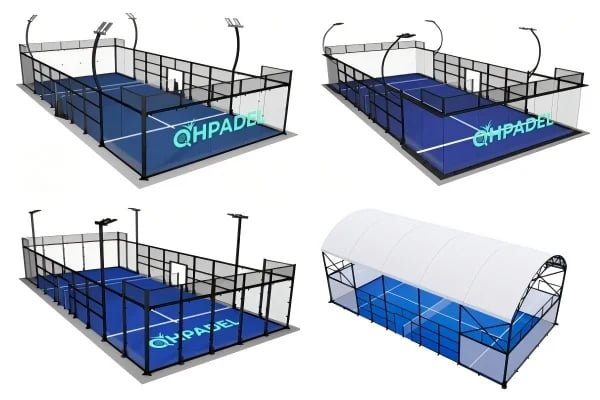 different padel court types panoramic ultra classic