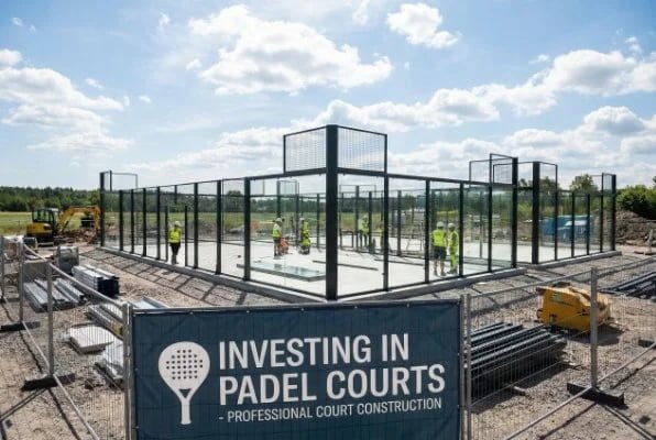 padel court assembly sequence