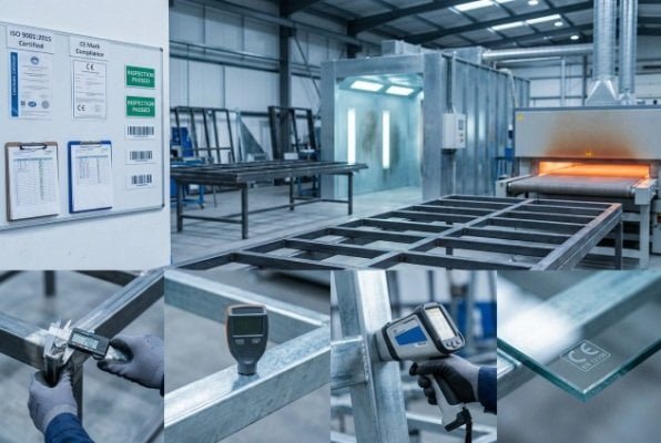 factory quality control inspection padel court