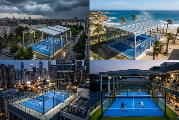 ideal scenarios electric padel roof