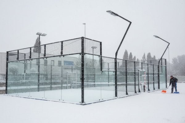 Does Heavy Snow Damage Padel Courts?