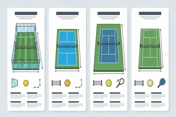 Padel vs. Pickleball vs. Tennis vs. Paddle Tennis: What’s the Difference?