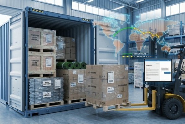 padel court shipping container logistics