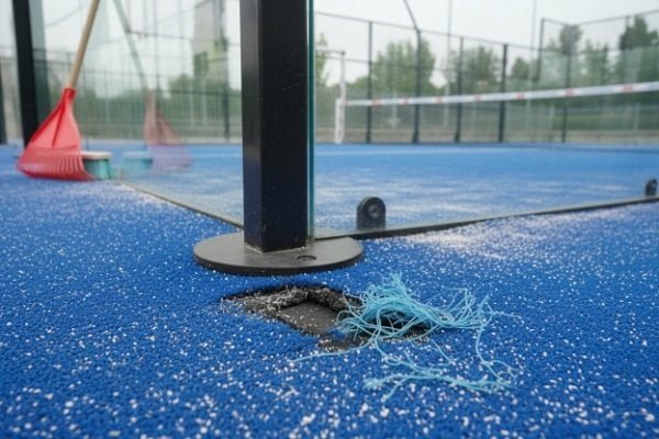 heavy furniture on artificial turf