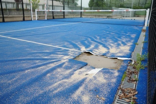 poorly installed artificial turf seams