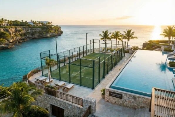 classic padel court structure