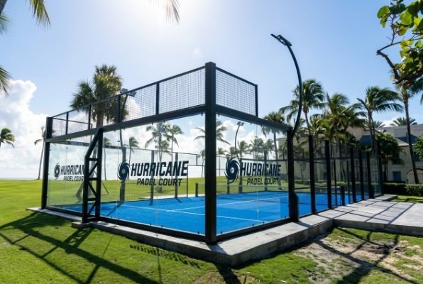 hurricane padel court super strong