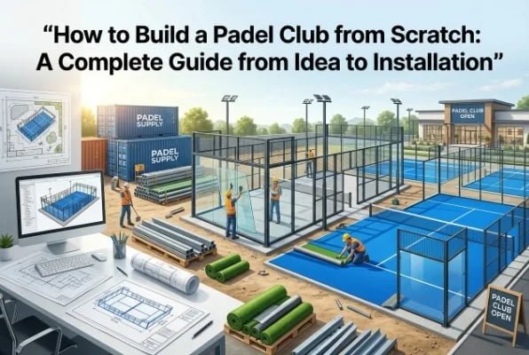 Padel club construction planning from design to installation