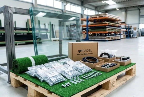 What Extra Spare Parts Should You Order When Buying a Complete Padel Court Package?