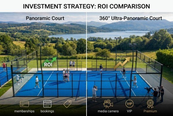 padel club commercial profit goals and ROI