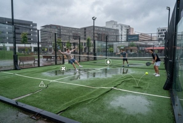 padel court player safety and user experience issues