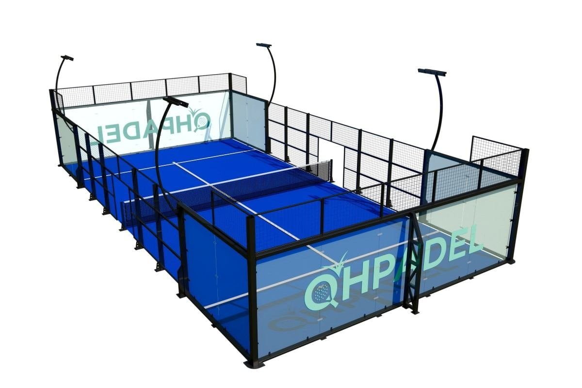 Hurricane resistant padel court