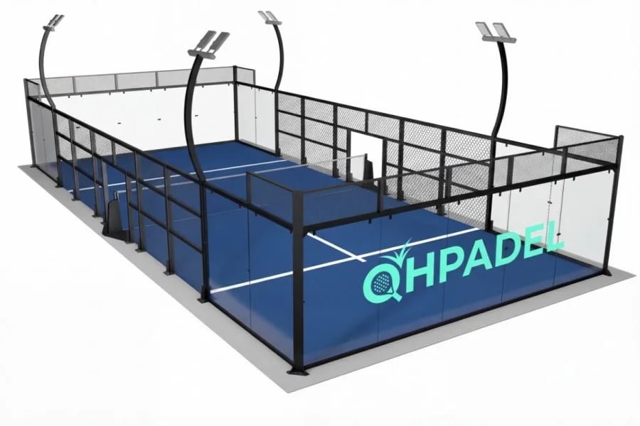 Panoramic padel court