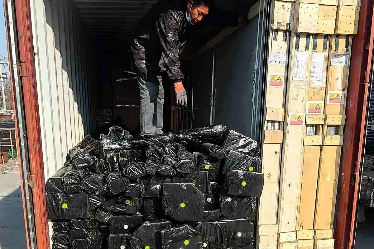 Export packaging and container loading