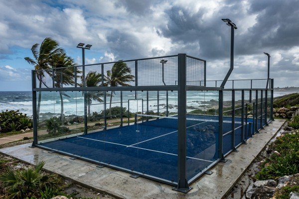 climate specific hot dip galvanized padel court profitable