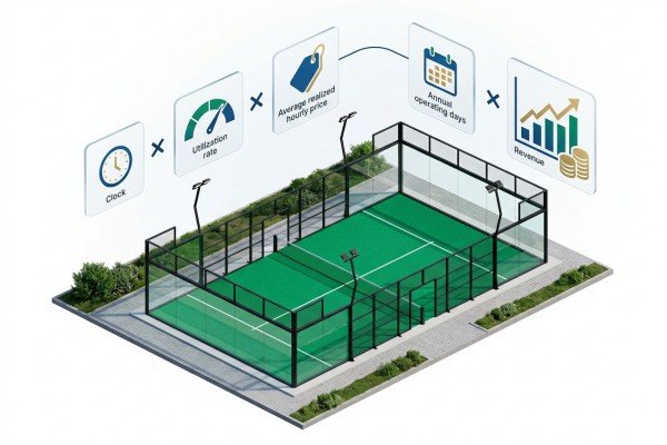 Padel Court Revenue Formula