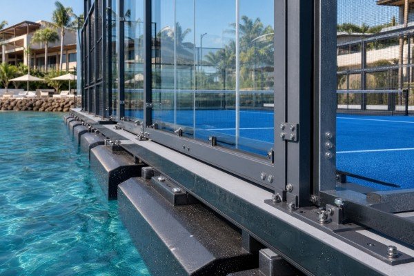 Marine Grade Coating for Floating Padel Courts