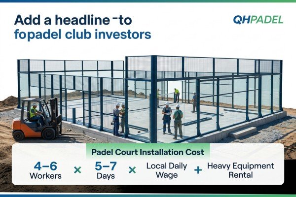 How much does it cost to install a padel court?