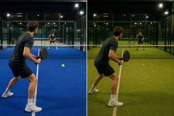 Player experience and ball contrast on padel turf