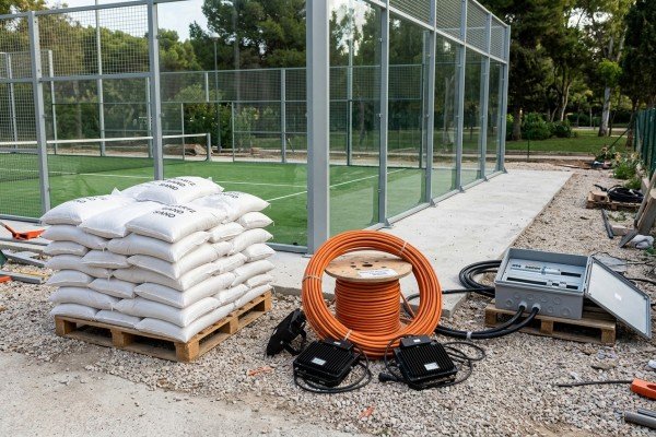 Materials Not Included in Padel Court Kit