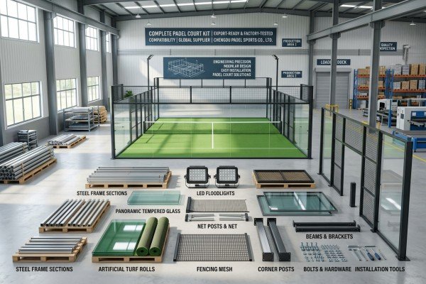What exactly is a padel court kit?