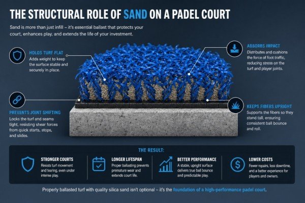 What Is the Sand Used for on a Padel Court?