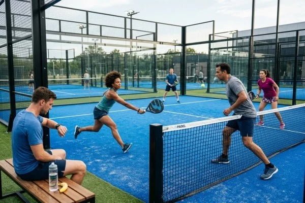 Recreational padel workout for weight management