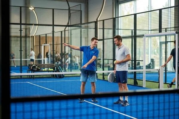 First padel session for an experienced tennis player