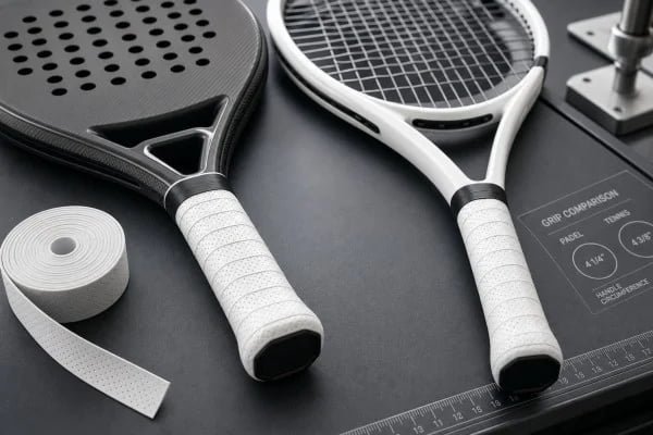 Testing interchangeable padel and tennis overgrips