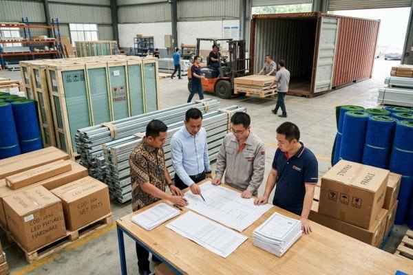 Selecting a padel court supplier for Indonesia