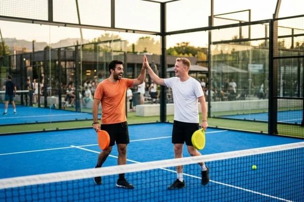 Funny padel victory captions