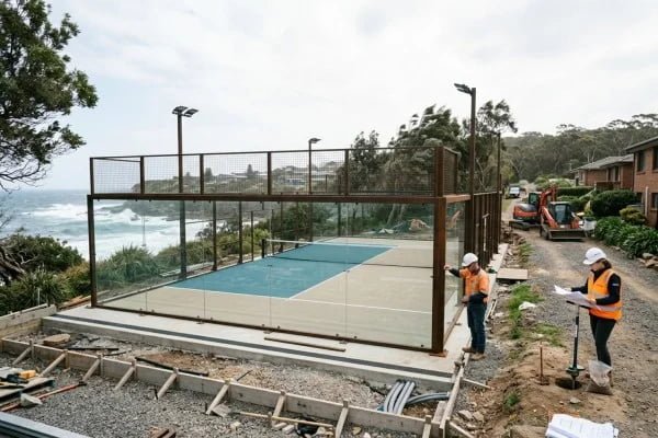 Site factors affecting padel court cost in Australia