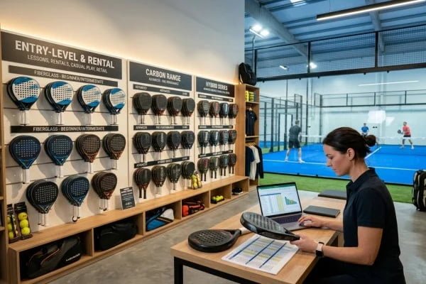 Planning introductory rental and retail racket options