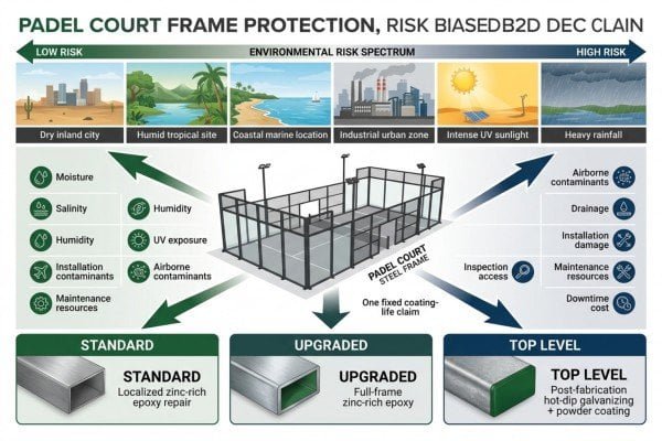 Selecting protection by environment and project risk