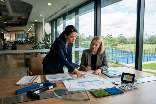 Like-for-like comparison of Australian padel court quotations