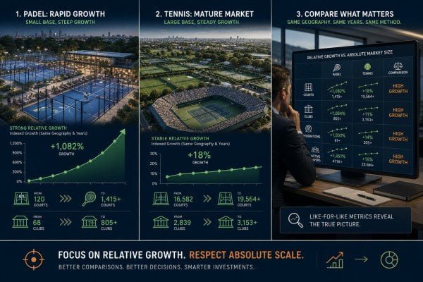 How to measure padel growth accurately