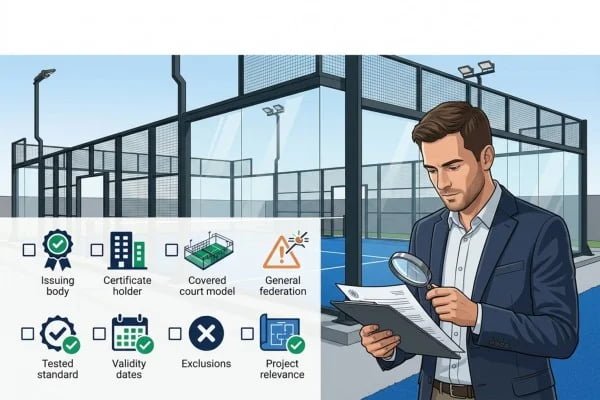 How to evaluate an FIP claim for a padel court