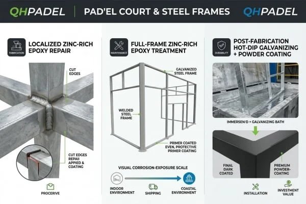 Padel Court Frame Protection Options: Which One Should You Choose?