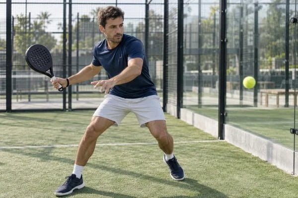 Self-checking a correct padel grip