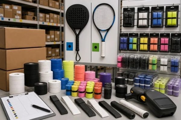 Stock planning for padel and tennis overgrips