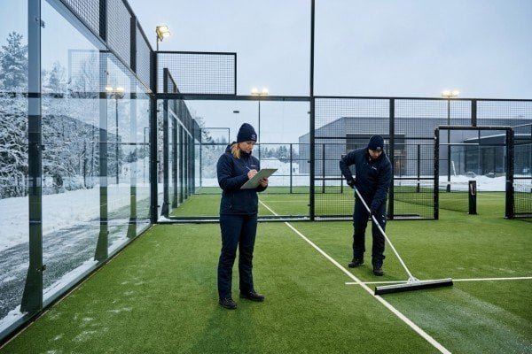 Winter padel court opening checklist