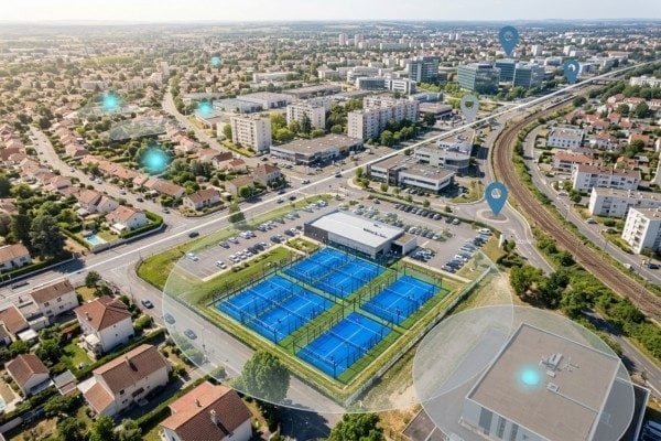 Evaluating local demand for padel courts in France