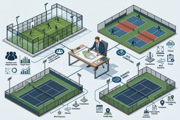 How to choose a racket sport facility