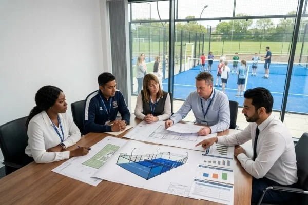 School procurement evaluation for a children’s padel program