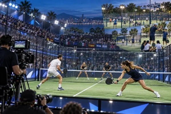 Professional padel tournaments expanding global visibility