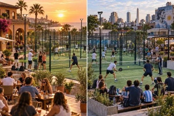 Padel growth in Spanish and Argentine clubs